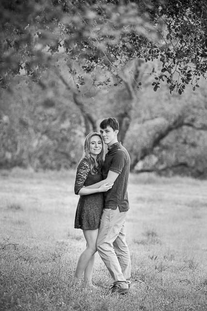 A rainy day for the couple's engagement photoshoot at Solvang, CA.