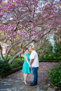 Romantic Santa Barbara Courthouse wedding photos.