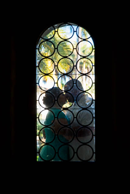 Creative Santa Barbara Courthouse wedding photos.
