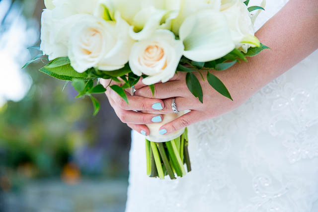 Bridal portraits at the Santa Barbara Courthouse.