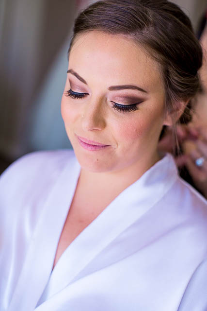 Bride getting ready photos at the Fess Parker wedding.