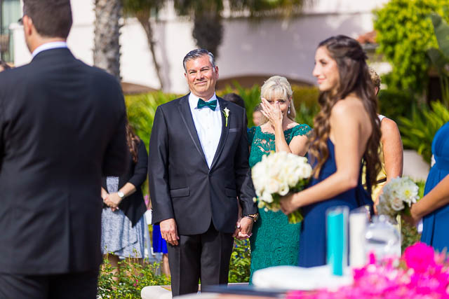 Fess Parker Rose Garden wedding ceremony.