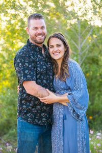 The couple holding each other during the Meditation Mount, Ojai engagement photoshoot.