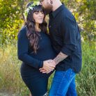 Maternity photos of a couple in Santa Barbara, CA.