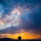 Amazing bride and groom sunset photos in Boulder, Colorado.