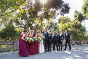 Bridal party portraits the a Glen Annie Golf Club wedding in Santa Barbara, CA.