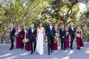 Bridal party portraits the a Glen Annie Golf Club wedding in Santa Barbara, CA.