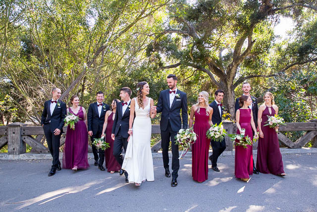 Bridal party portraits the a Glen Annie Golf Club wedding in Santa Barbara, CA.