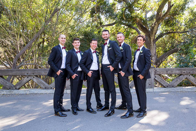 Bridal party portraits the a Glen Annie Golf Club wedding in Santa Barbara, CA.