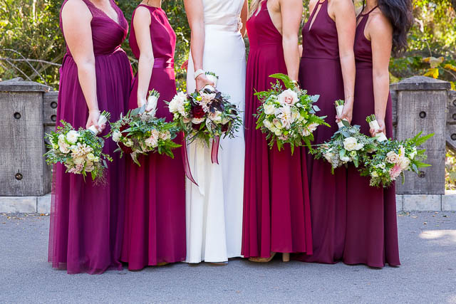 Bridal party portraits the a Glen Annie Golf Club wedding in Santa Barbara, CA.