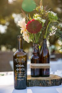 Wedding reception details at the Glen Annie Golf Club in Santa Barbara, CA.