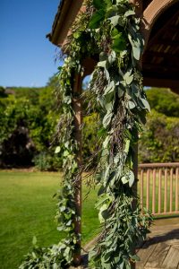 Wedding ceremony at the Glen Annie Golf Club in Santa Barbara, CA.