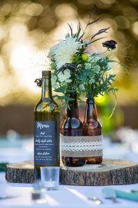 Wedding reception at the Glen Annie Golf Club in Santa Barbara, CA.