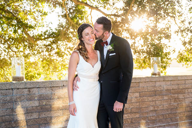 Bride and groom's sunset photos at Glen Annie Golf Club in Goleta, CA.