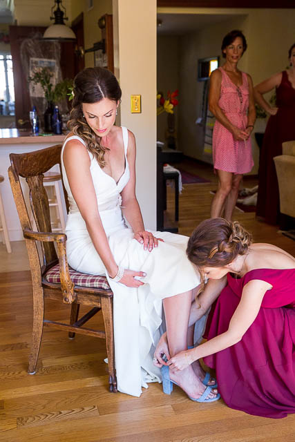 Wedding details as bride gets ready in Santa Barbara, CA.