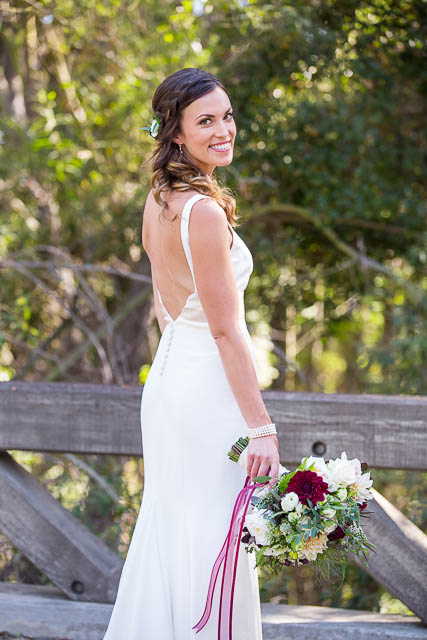 Bridal portraits at Glen Annie Golf Club.