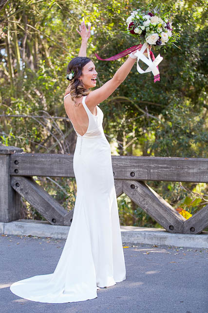 Bridal portraits at Glen Annie Golf Club.