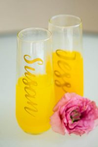 Getting ready details at the Capri Hotel in Ojai wedding.