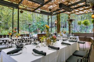 Wedding details at the garden themed The Ranch House Ojai wedding.