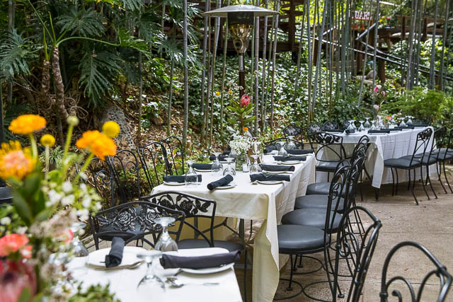 Wedding details at the garden themed The Ranch House Ojai wedding.