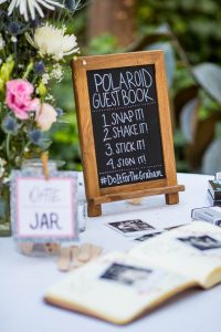 Wedding details at The Ranch House Ojai wildflower themed wedding.