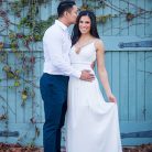 Candid photos of Bride and groom during their Santa Barbara engagement photoshoot.