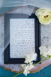 Wedding details at the Oak Tree Suite at Belmond El Encanto wedding.