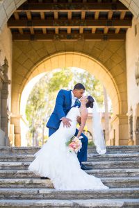 Elopement at the Santa Barbara Courthouse.