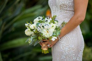 Wedding bouquet for Santa Barbara Courthouse elopement.