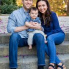 Family photos at the Santa Barbara Courthouse.