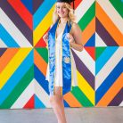 UCSB grad photos on campus at Santa Barbara, California.